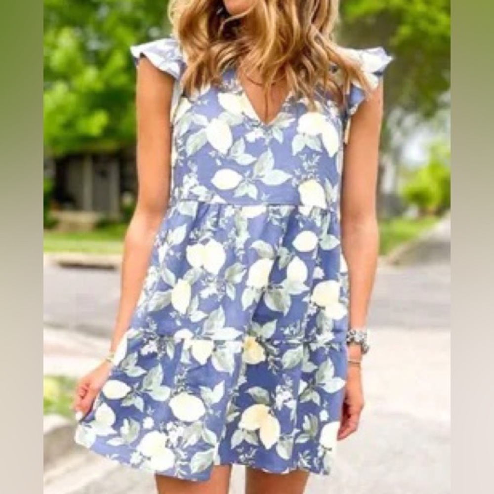 Abercrombie & Fitch Lemon Dress with Pockets